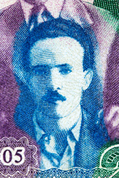 istock Larbi Ben M'hidi a portrait from Algerian money 1332102777