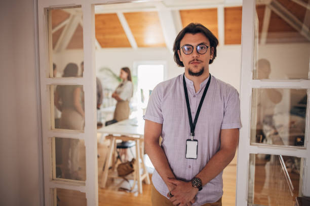 istock Portrait of a man in office 1332105682