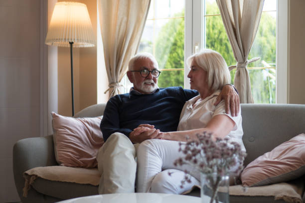 istock Happy senior couple 1332109994
