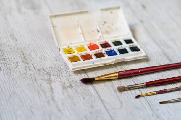 istock watercolor painting tools 1332110396