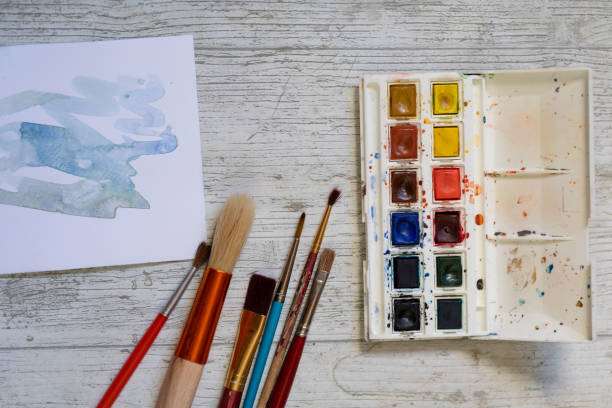 istock watercolor painting tools 1332110428