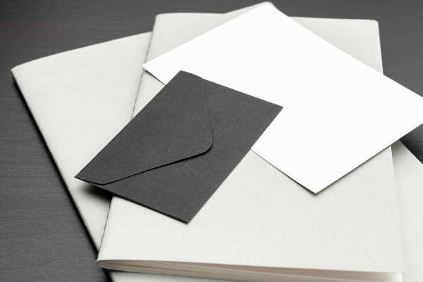 istock Set of branding elements on deep black background 1332118617