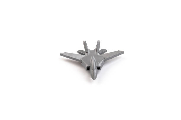 istock Model plane, airliner, airplane created on a 3d printer, on white background. transportation concept 1332124021