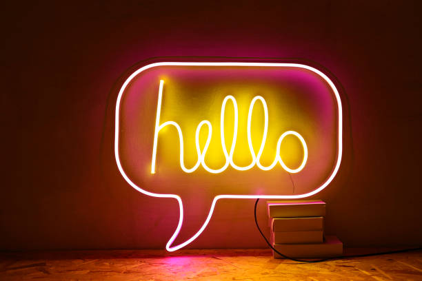 istock Pink and yellow neon sign chill. Trendy style. 1332148009