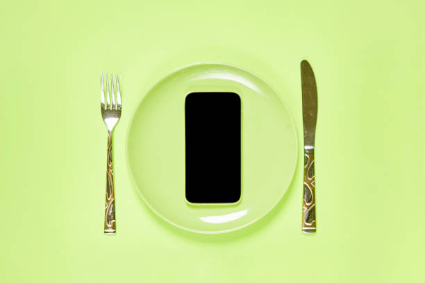 istock Online grocery shopping or ordering food online concepts 1332149331