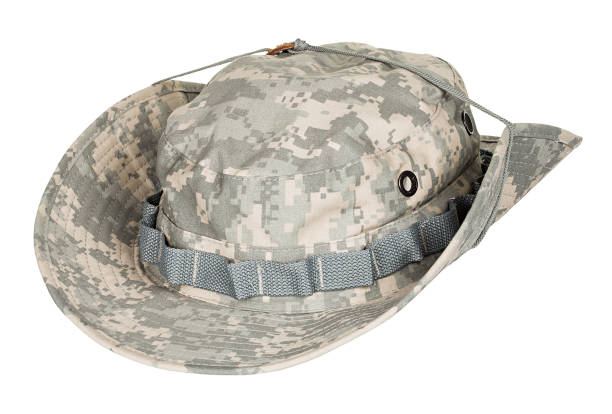 istock Military Panama close up isolated on white background. 1332158486