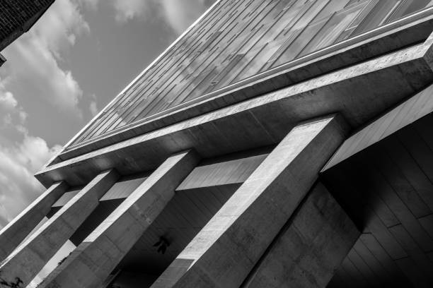 istock View of the columns at an apartment building 1332158507