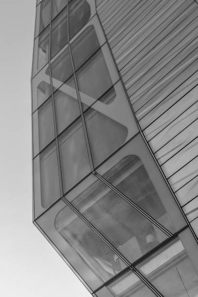 istock Modern apartment building seen from below 1332158889