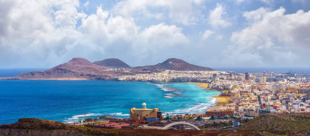 istock Panoramic view of Las Palmas 1332165245