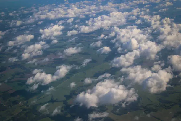 Takeoff, sky above clouds, flight, spaciousness, up