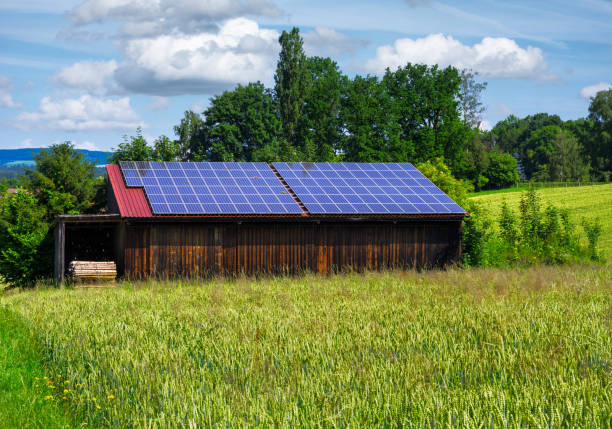 istock Green Energy with Solar Collectors 1332168451