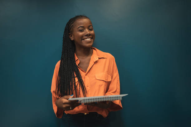 Young student woman portrait