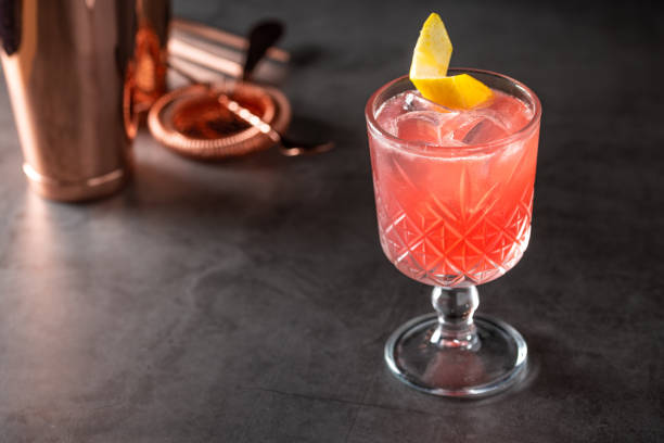 istock refreshing and light pomegranate and pineapple summer cocktail with ice cubes 1332178234