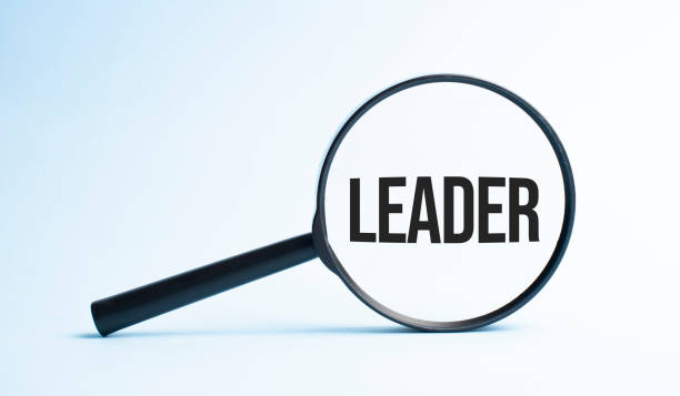 istock Magnifying glass with the word leader. Business concept 1332181203