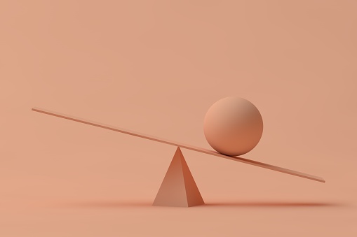 Several balancing geometric shapes