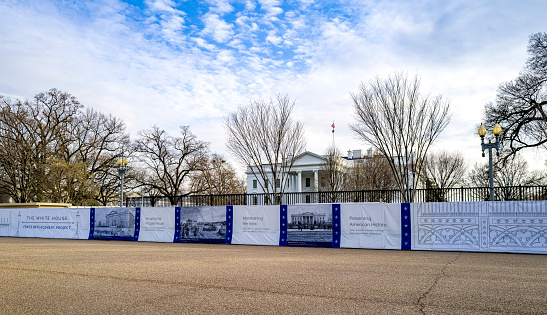 This photo of the White House in Washington DC shows the \