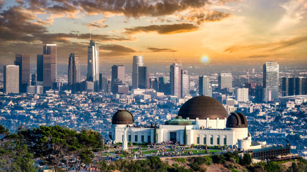 istock Los Angeles from Griffith park 1332188538