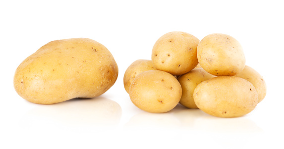 Potato Isolated on White background