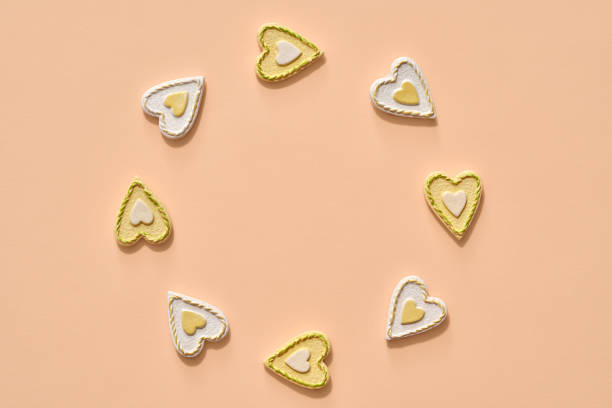istock Love or St. Valentine's background with little hearts 1332193440