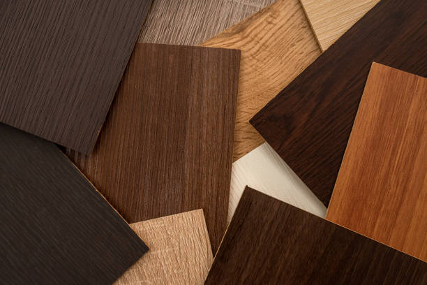 istock vinyl  wooden  samples with different  type of wood texture 1332195115