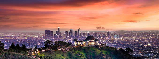Overlooking Los Angeles from Griffith Observatory