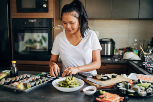 istock Few more details and a sushi plate will be done! 1332208234