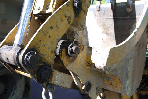 istock Excavator repair tractor supply construction 1332218810