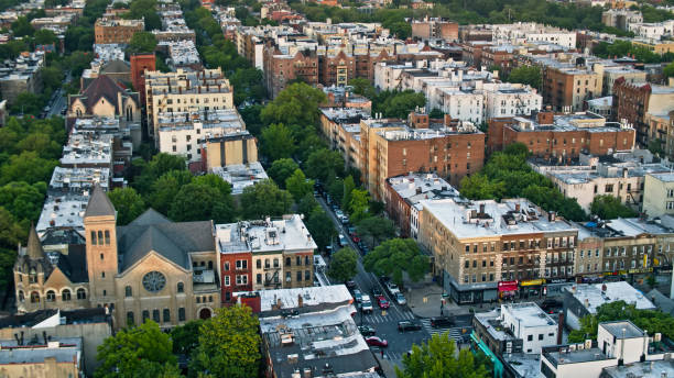 istock Evening Traffic in Brooklyn - Aerial 1332220650