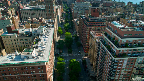 istock Drone Shot of Broadway on the Upper West Side 1332225318