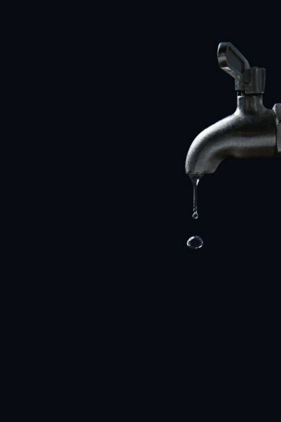 istock Water comes from a Vintage Spigot 1332232755