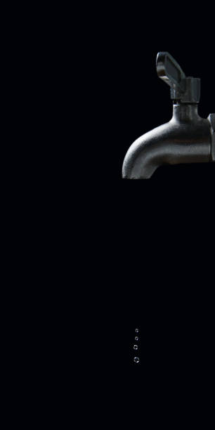 istock Water comes from a Vintage Spigot 1332232757