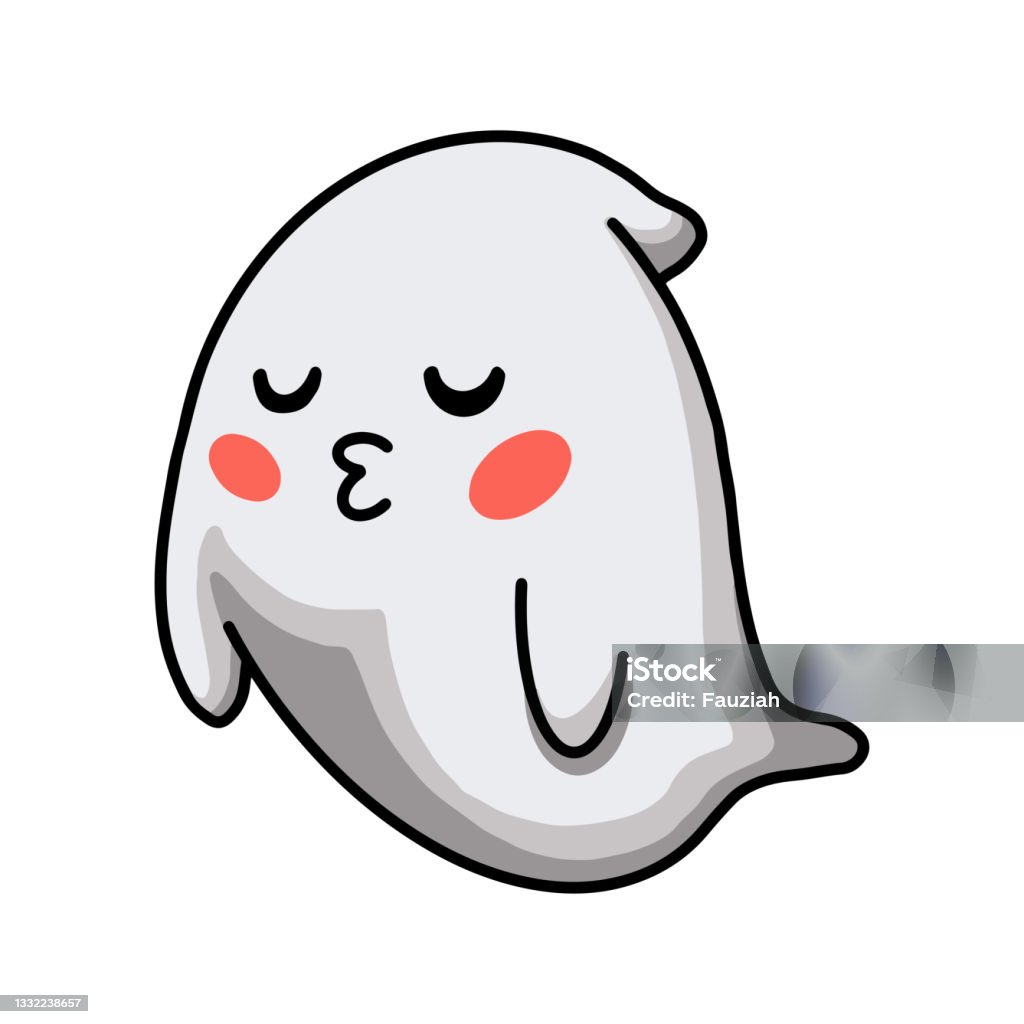 Phim Hoạt Hình Dễ Thương Halloween Ma Thổi Một Nụ Hôn Hình minh ...