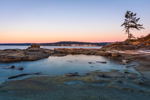 Sunsetting along the shores of Jack Point and Biggs Park, located in Nanaimo, B.C.