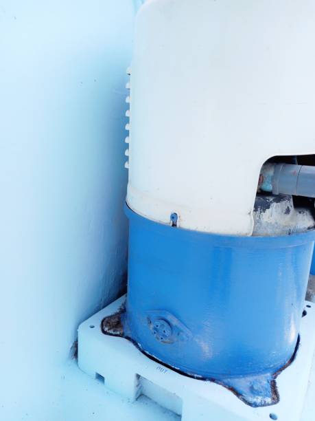 istock Blue Pastel of Waterpump 1332241885
