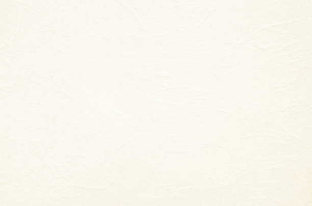 istock Plain beige washi paper texture background. Japanese paper texture 1332241955