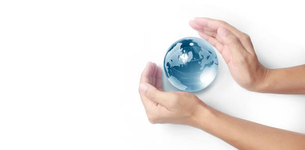 istock Globe in hand,Energy saving concept, image furnished by NASA 1332251091