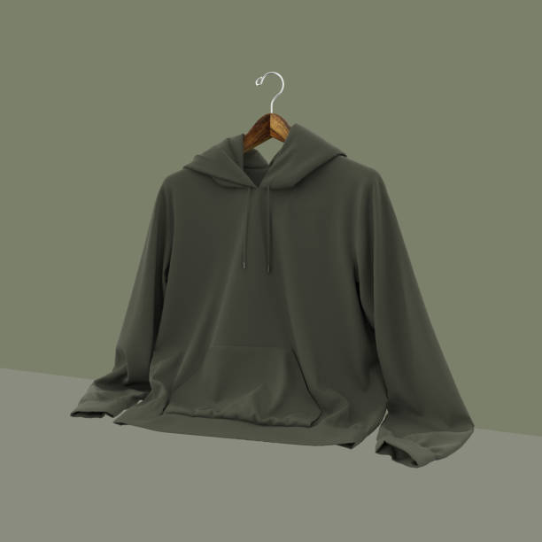 istock Blank hooded sweatshirt mockup for prin 1332257897