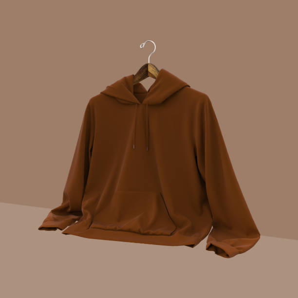 istock Blank hooded sweatshirt mockup for print 1332257936