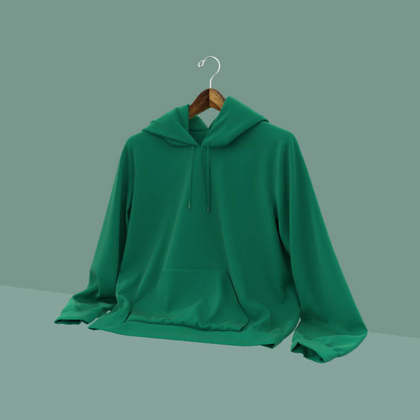 istock Blank hooded sweatshirt mockup for print 1332257960