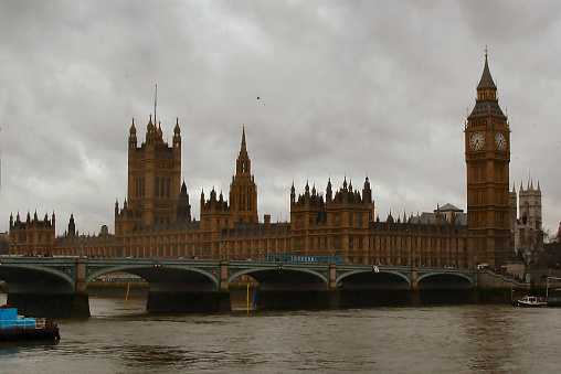 beautiful photo of houses of parliament and big ben during cloudy day in the city