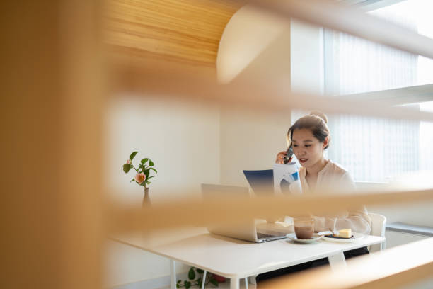 istock Business woman working in the office 1332260944