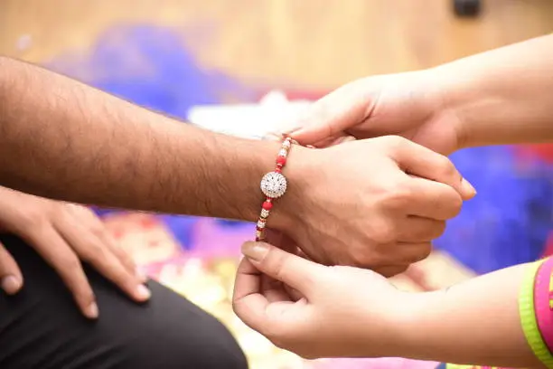 Tie Rakhi On Brother's Wrist, Raksha Bandhan Concept