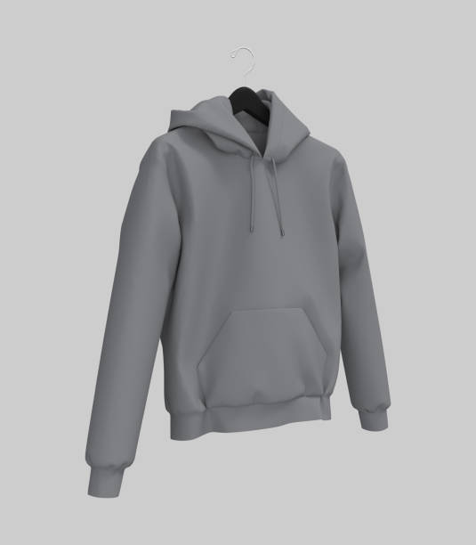 istock Blank hooded sweatshirt mockup for print 1332268929