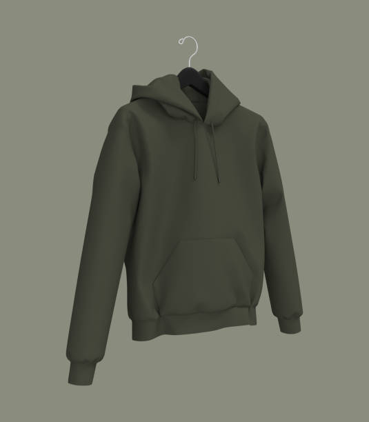 istock Blank hooded sweatshirt mockup for print 1332269069