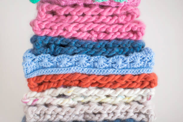 istock Colorful winter and knitting joy 1332271346