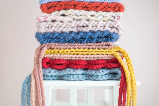 istock Colorful winter and knitting joy 1332271754
