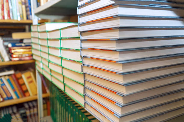istock Books on a shelf in the library 1332274039