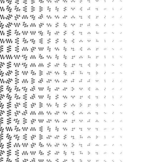 Vector illustration of Photons in fading horizontal pattern fading to white.