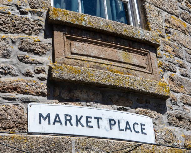 istock Market Place in St. Ives, Cornwall, UK 1332285456
