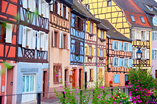 Medieval town of Colmar in Alsace, France